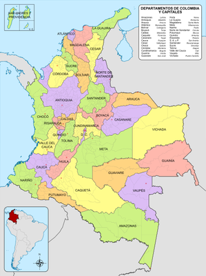 Mapa de Colombia