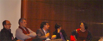 « Ecrire au-delà des frontières », avec Jorge Volpi, Alberto Ruy Sánchez, Álvaro Enrigue, Ximena Escalante, conférence animée par Florence Olivier « Ecrire au-delà des frontières », avec Jorge Volpi, Alberto Ruy Sánchez, Álvaro Enrigue, Ximena Escalante, conférence animée par Florence Olivier