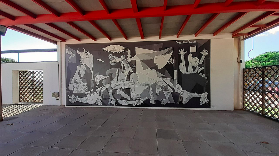 Réplique du pavillon de l'Espagne lors de l'exposition universelle de 1937.