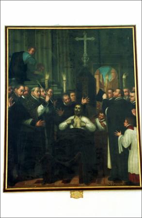 Funerales de San Raimundo Diocres por Juan Sánchez Cotán