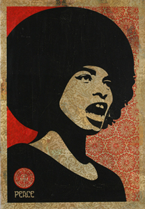 Shepard Fairey - Angela Davis