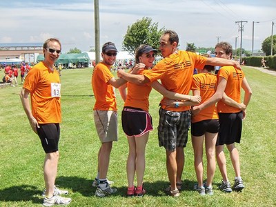 Une équipe de l'ENS de Lyon au marathon relais de Viriat